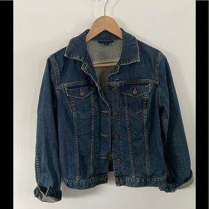 Lands'‎ End Blue Jean Jacket EUC